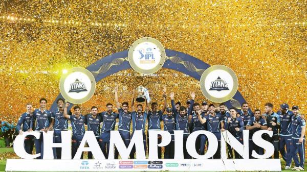 New entrants Gujarat Titans were crowned champions in IPL 15. — BCCI