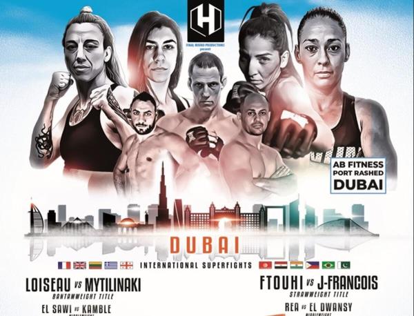 In the main event, French-Tunisian Mona Ftouhi will challenge for the women's strawweight world champio<em></em>nship title against Alana Sousa of Brazil. (Supplied photo)